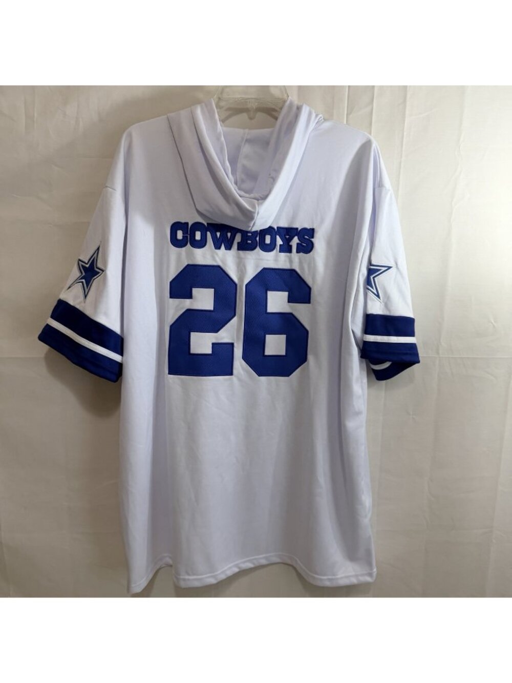 Daron Bland #26 Dallas Cowboys Texas Hooded Jersey Shirt XL